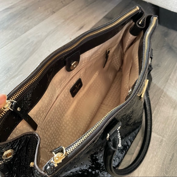 Kate Spade Alexander Avenue Martine Ostrich Embossed Leather EUC Woman’s Purse - Picture 11 of 17